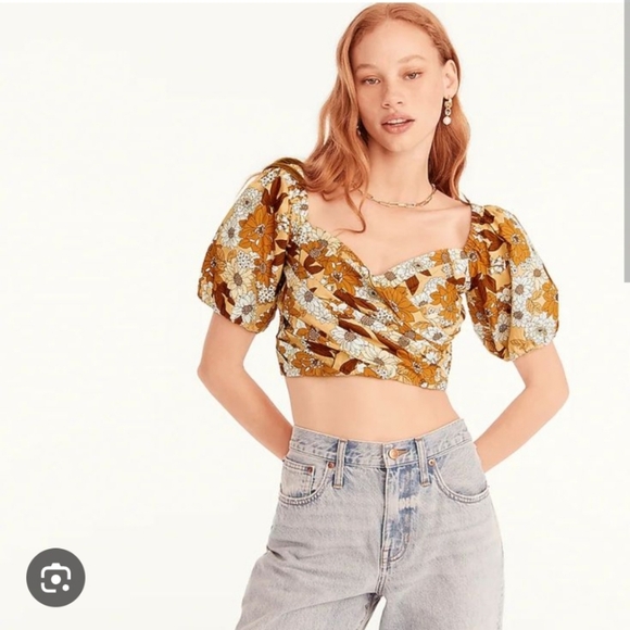 J. Crew set in zinnia floral top & bottom - Picture 3 of 9